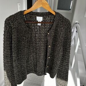 H&M Charcoal Cardigan Sweater